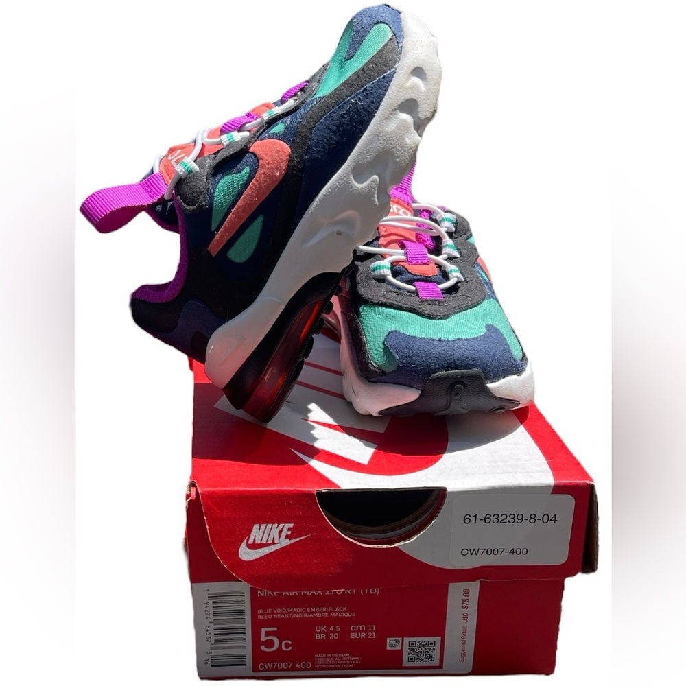 Nike Air Max 270 RT Toddler Size 5C